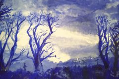 Wanderer. Acryl 30×40 cm