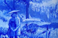 Auf der Freundschaftsinsel. Acryl 40x30 cm