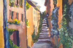 Nizza: In der Altstadt. Acryl 32×24 cm