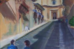 Sizilien: Noto. Acryl 40x30 cm