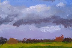 Etude Landschaft I. Acryl 30×20 cm