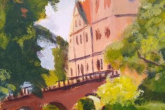 Etude Landschaft II. Acryl 30×20 cm