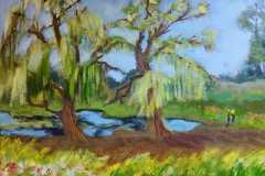 Spaziergang. Acryl 30x40 cm