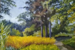 Herbstleuchten. Acryl 24×32 cm