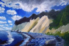 Rügen: Steilküste I. Acryl 30x40 cm