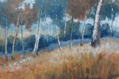 Etuede: Sommerwald. Acryl 24x32 cm