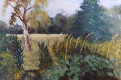 Etuede: Schlosspark Charlottenburg. Acryl 24x32 cm