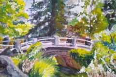 Brückenträume. Acryl 21×30 cm