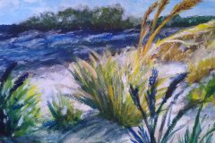 Dünengras. Acryl 24×30 cm