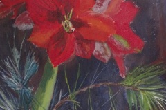 Amaryllis, Acryl 40×30 cm