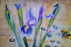 Hummelflug. Aquarell 24×30 cm VERKAUFT